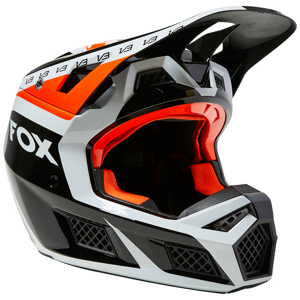 Orange sale fox helmet